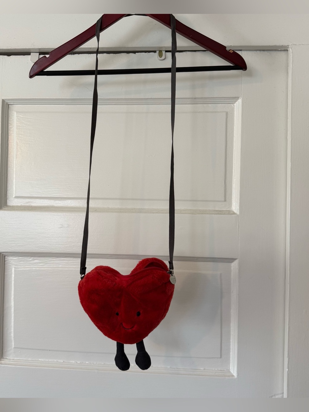 Jellycat Amuseables Red Heart Plush Crossbody Bag - Picture 2 of 6